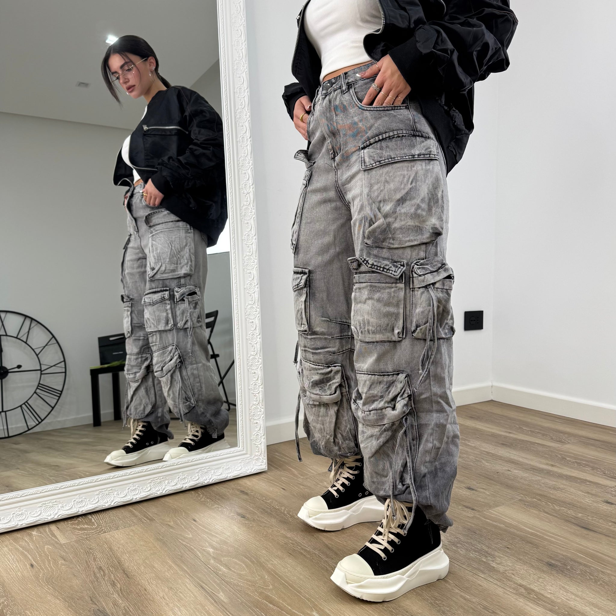 Denim Cargo Chicago Grey