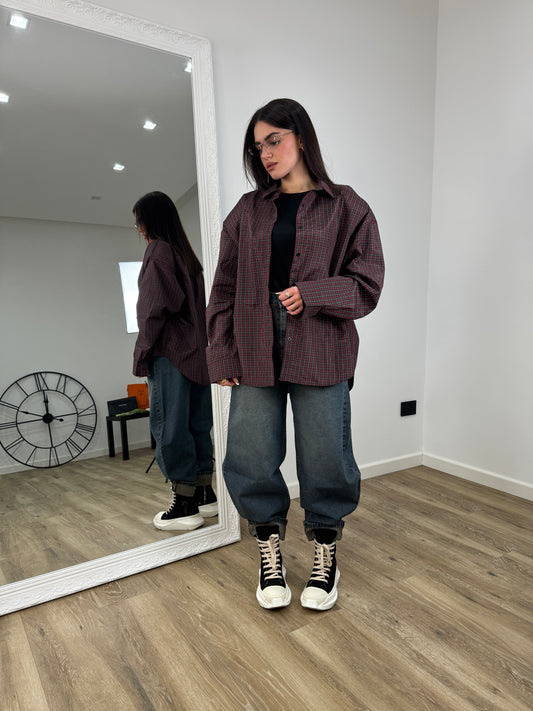 Camicia Texas Bordeaux