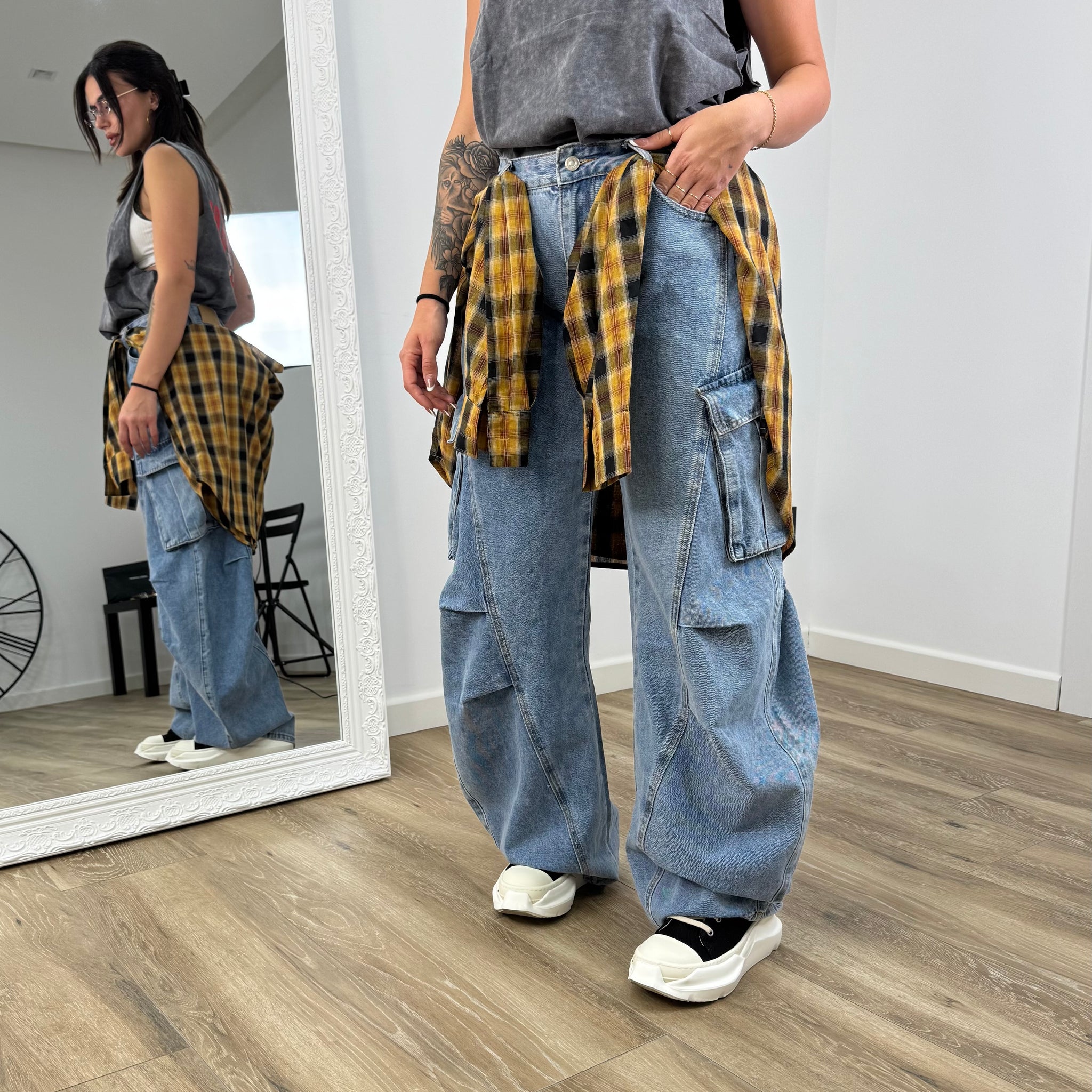 Denim Dallas Pocket Blu